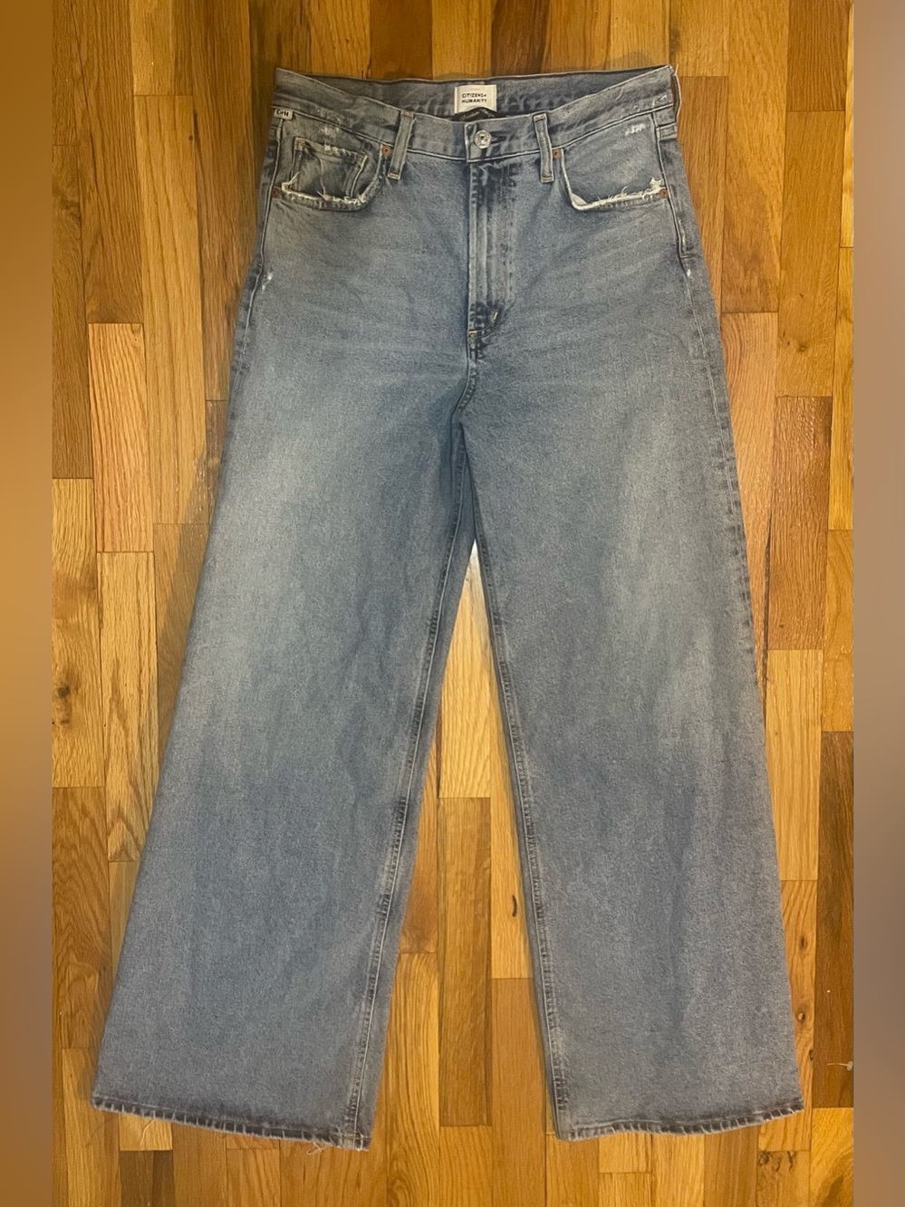 Citizens of Humanity Paloma Baggy Wide Leg Jeans Mischief Size 28 - Picture 4 of 10